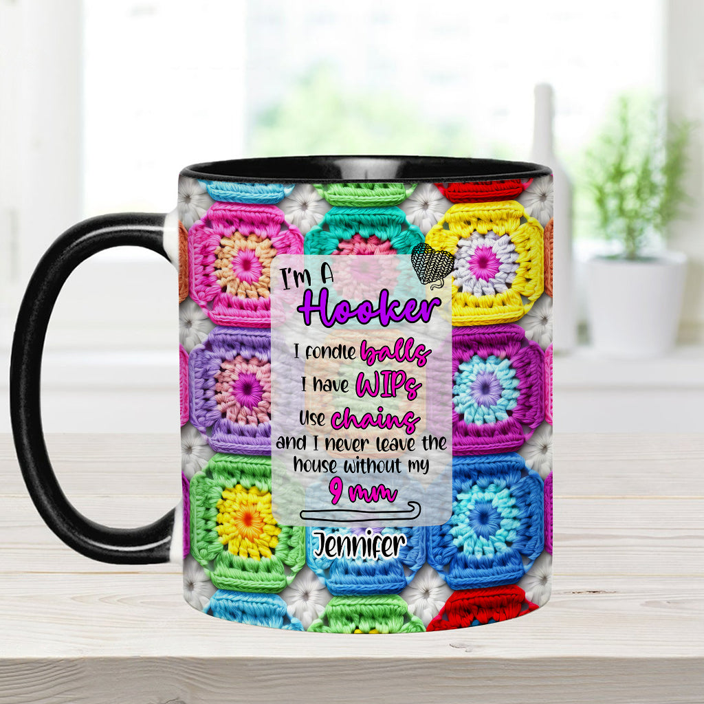 Crochet Lover Gift - Personalized Crocheting Accent Mug
