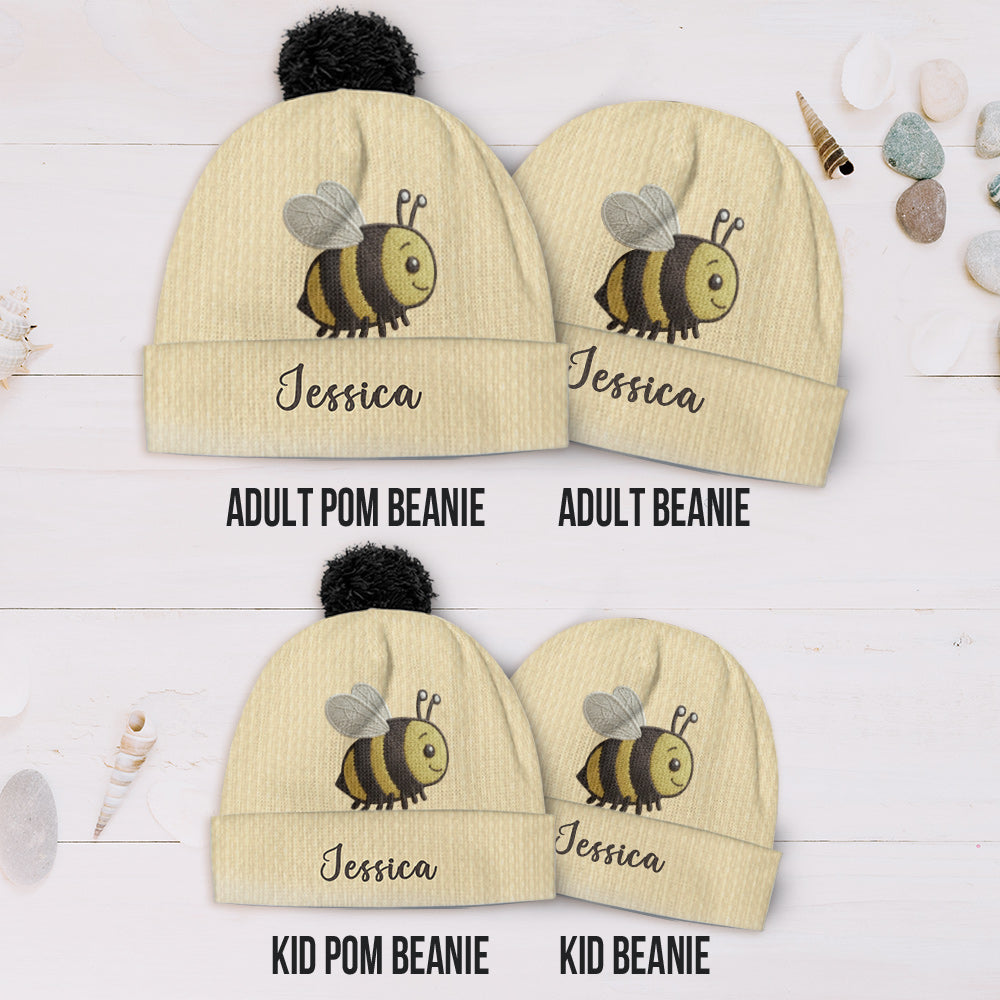 J'adore les abeilles - Bonnet abeille personnalisé