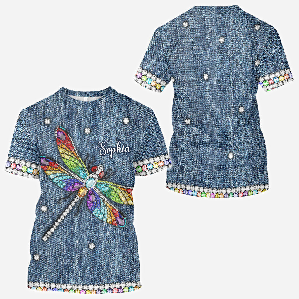 Magnifique libellule - T-shirt personnalisé à motif libellule
