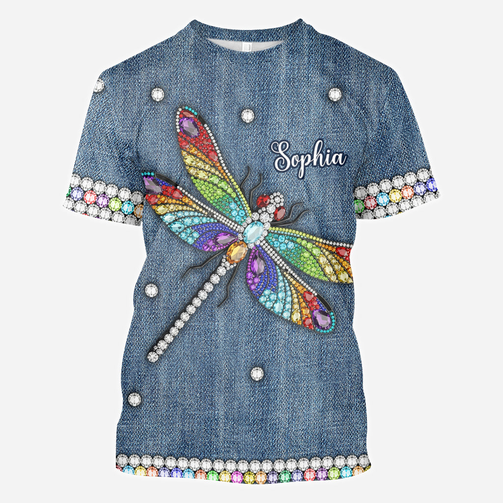 Magnifique libellule - T-shirt personnalisé à motif libellule