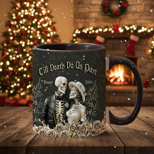 Till Death Do Us Part – Personalized Christmas Gift Mug for Couples