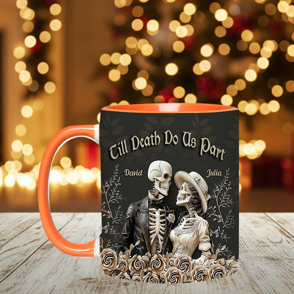 Till Death Do Us Part – Personalized Christmas Gift Mug for Couples