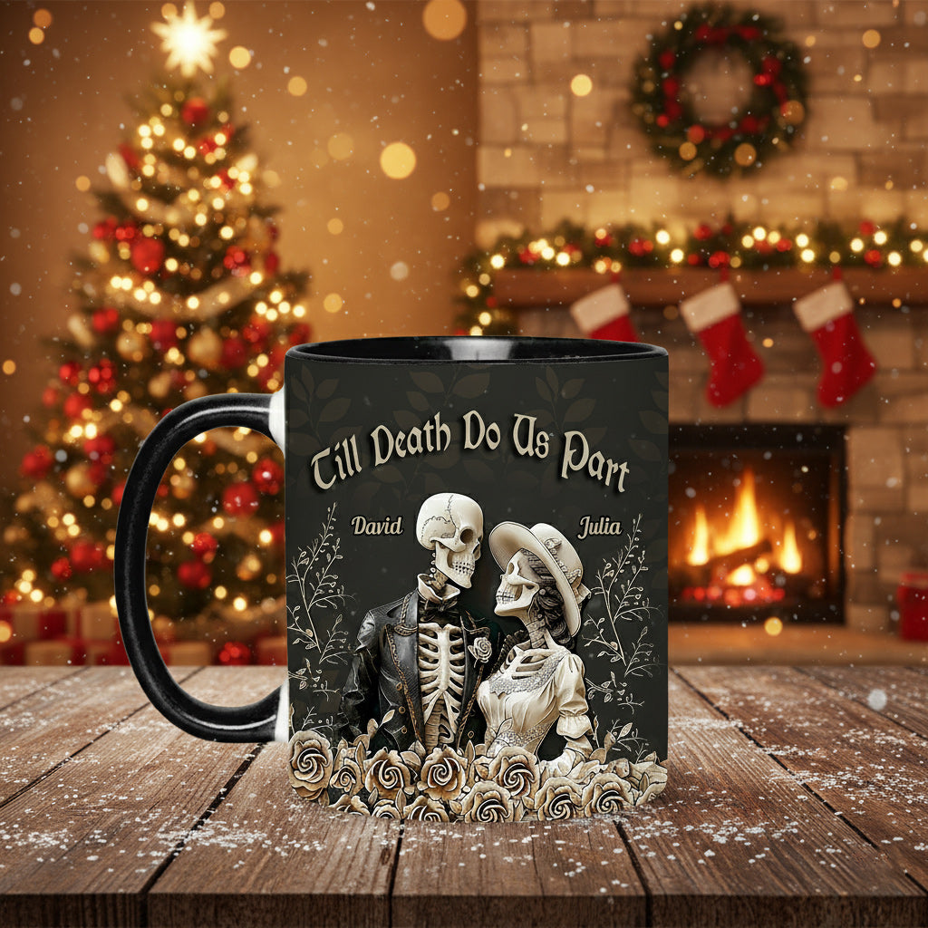 Till Death Do Us Part – Personalized Christmas Gift Mug for Couples