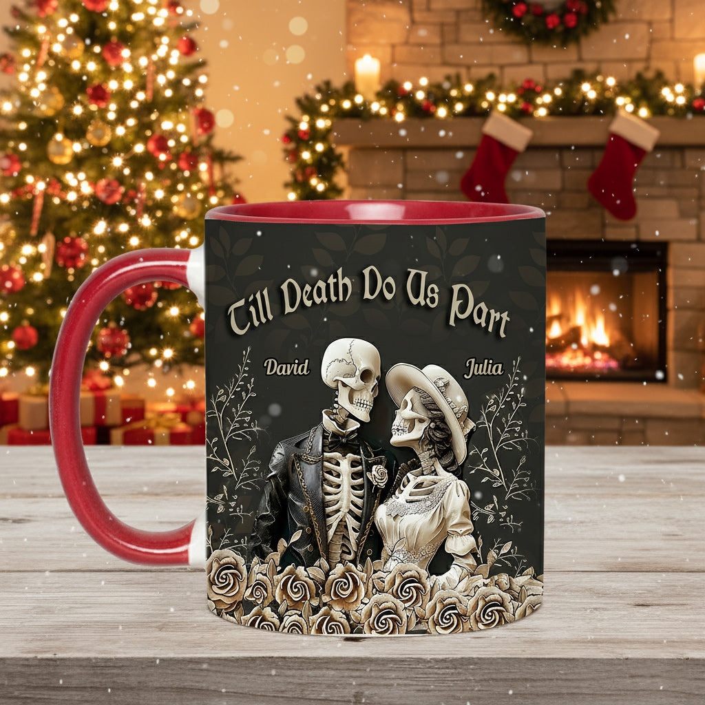 Till Death Do Us Part – Personalized Christmas Gift Mug for Couples