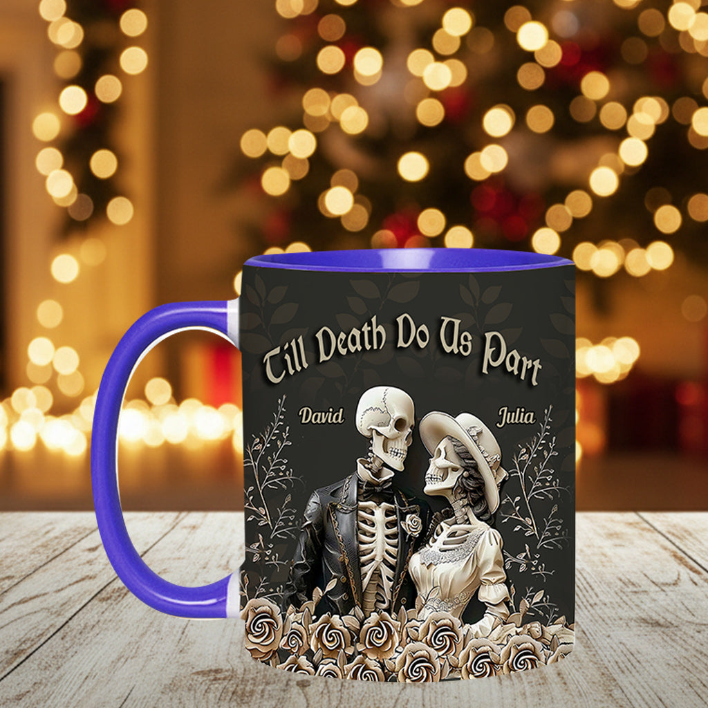 Till Death Do Us Part – Personalized Christmas Gift Mug for Couples