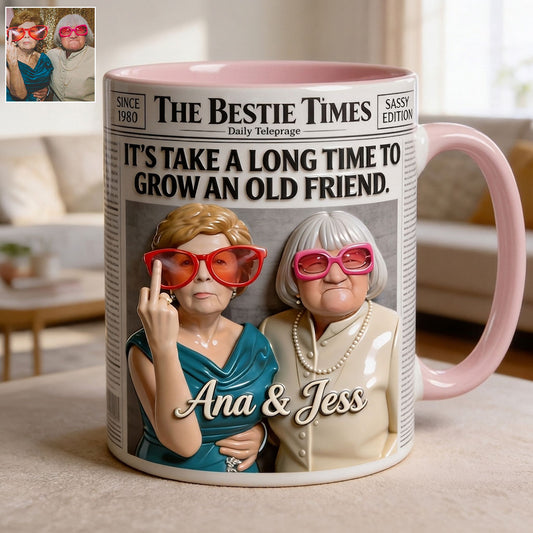 Die besten Zeiten - Personalisierte Bestie Akzent Tasse