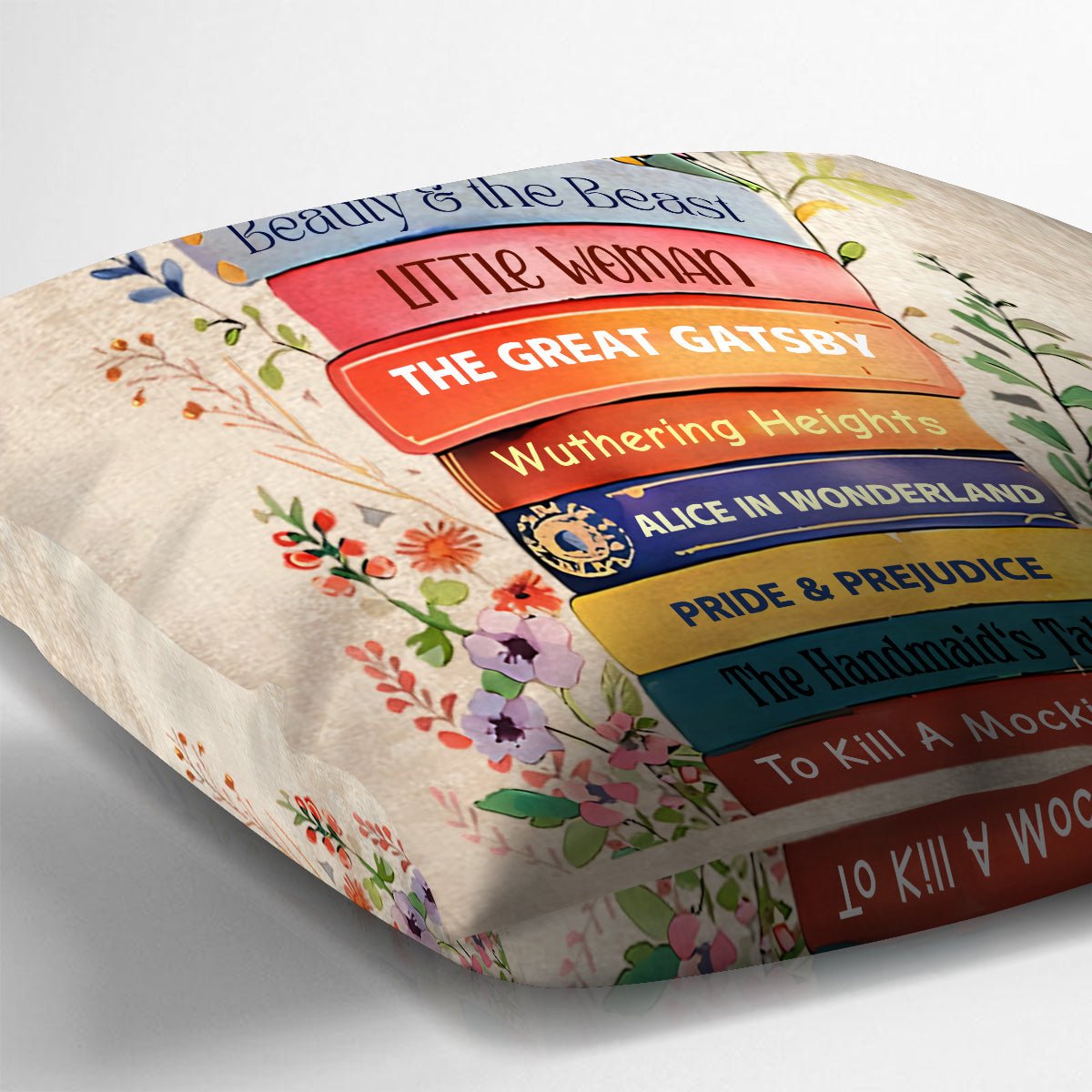 C'est une bonne journée pour lire un livre - Coussin décoratif personnalisé en forme de livre