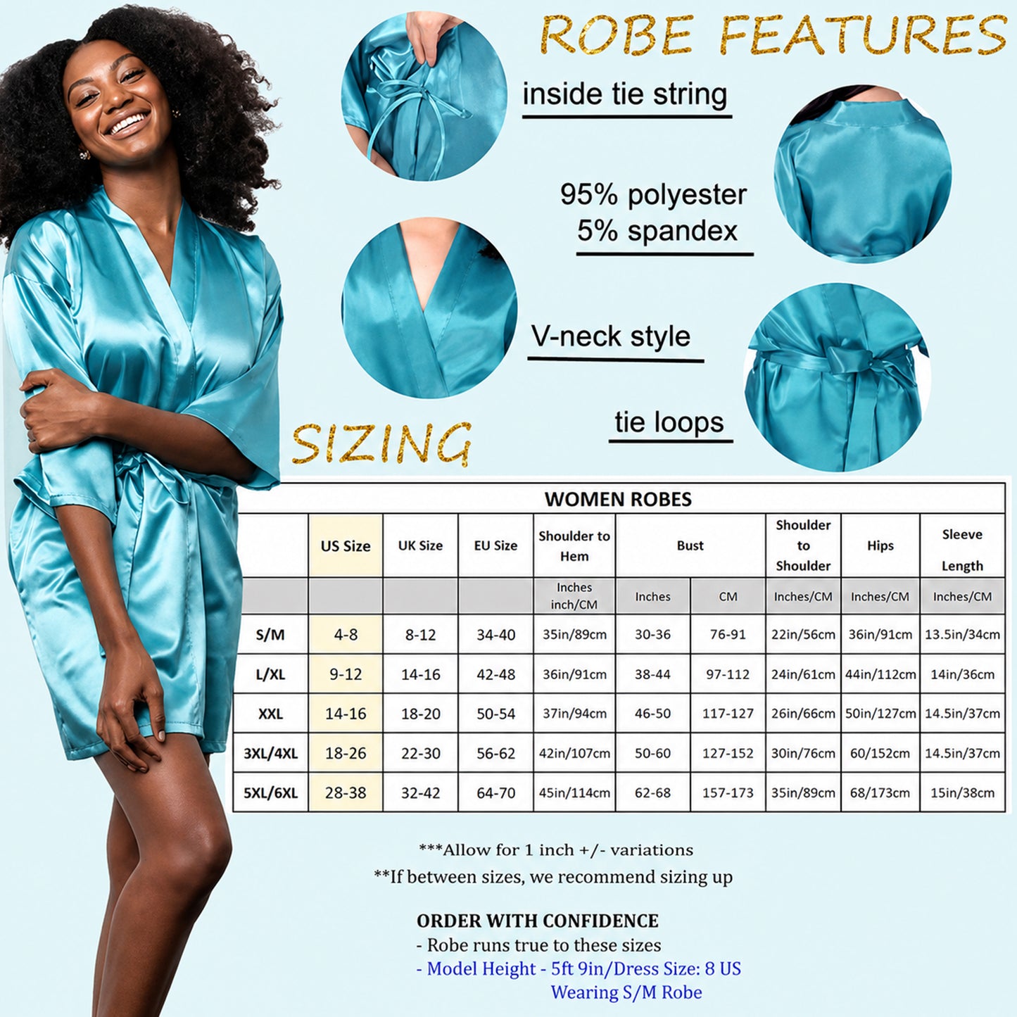 Till Death Do Us Part - Personalized Couple Satin Robe