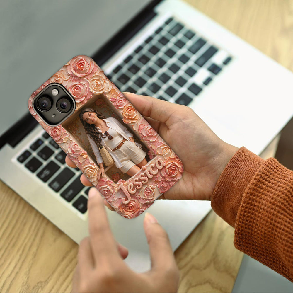 Beautiful Flowers - Personalized Birth Month Flower Full Print Phone Case
