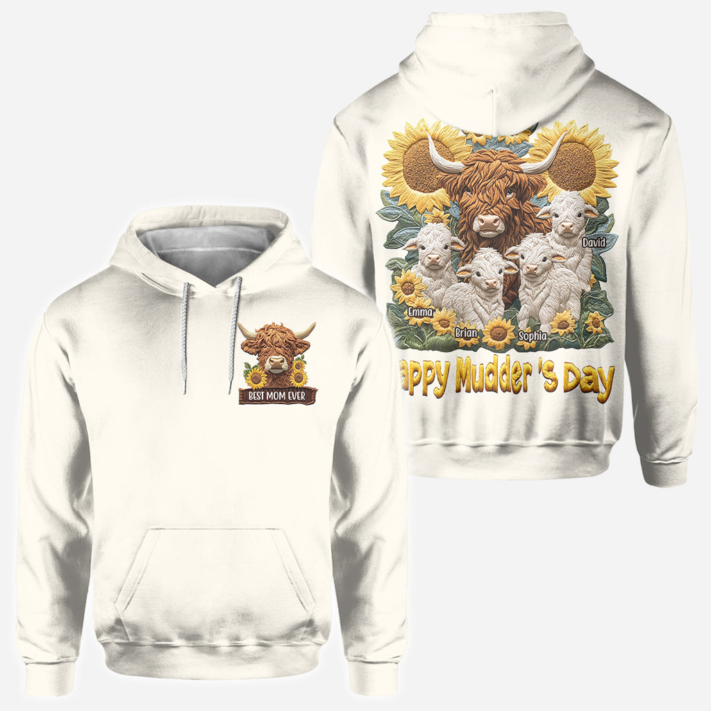 Happy Mudder's Day - Personalized Mother All Over Shirt