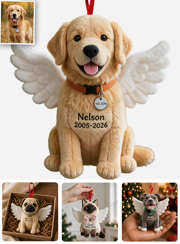 Ich bin immer bei dir - Personalisierte Hund Plüsch Ornament