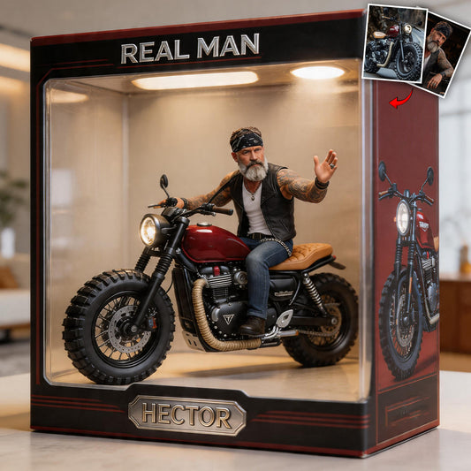 Benutzerdefiniertes Foto, jedes Fahrzeug - Personalisierte Biker Acrylplakette