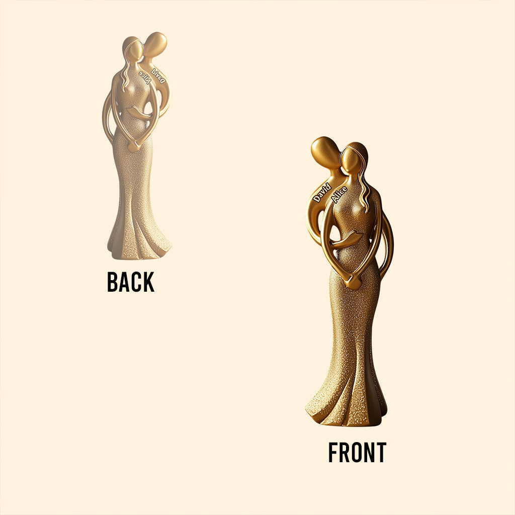 Together Is Our Favorite Place To Be - Personalized Couple Custom Shaped Acrylic Plaque