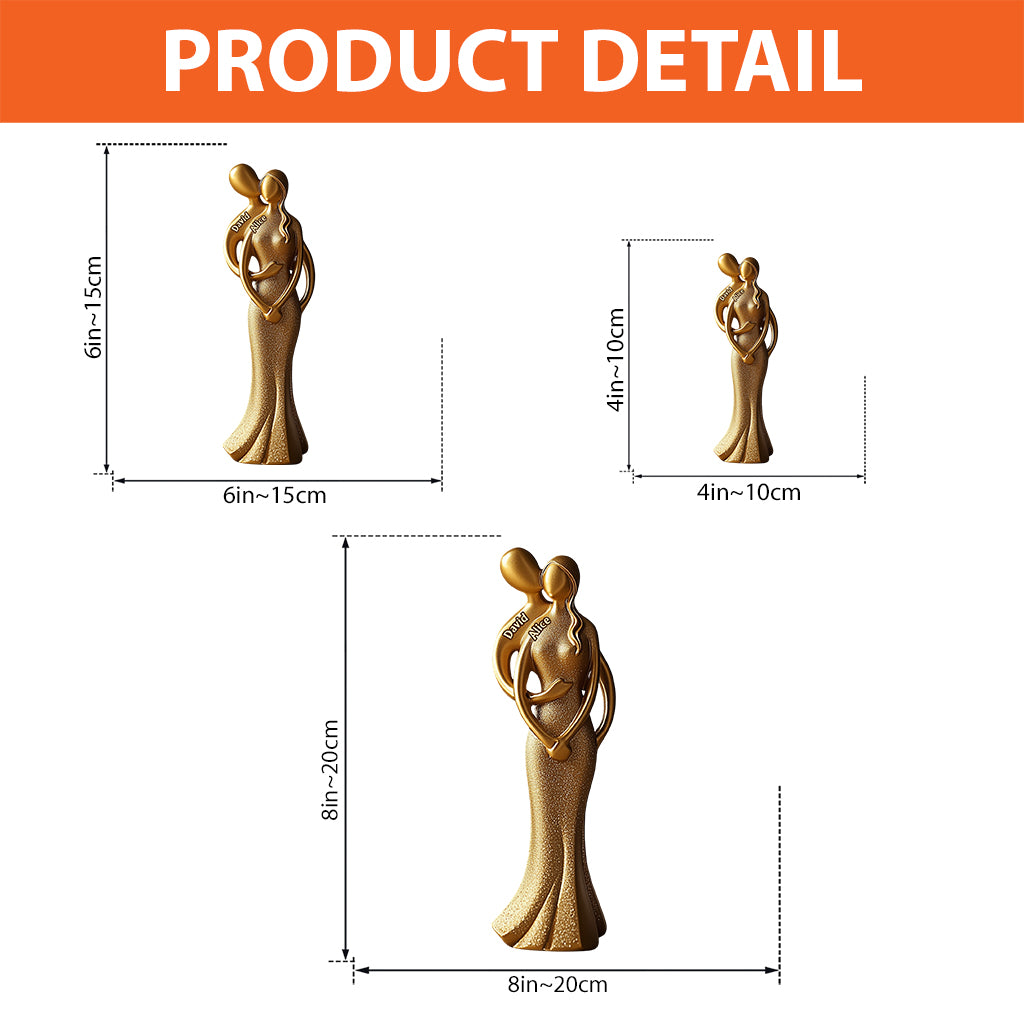 Together Is Our Favorite Place To Be - Personalized Couple Custom Shaped Acrylic Plaque