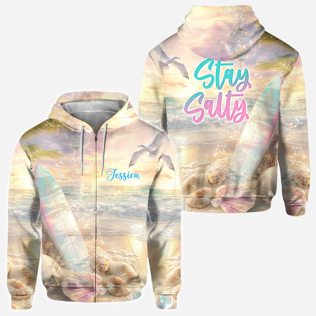 Stay Salty – Personalisiertes Surfer-Shirt
