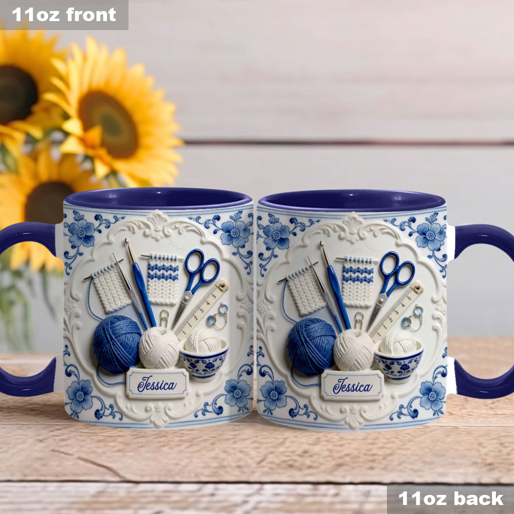 Love Crocheting - Personalized Crocheting Accent Mug