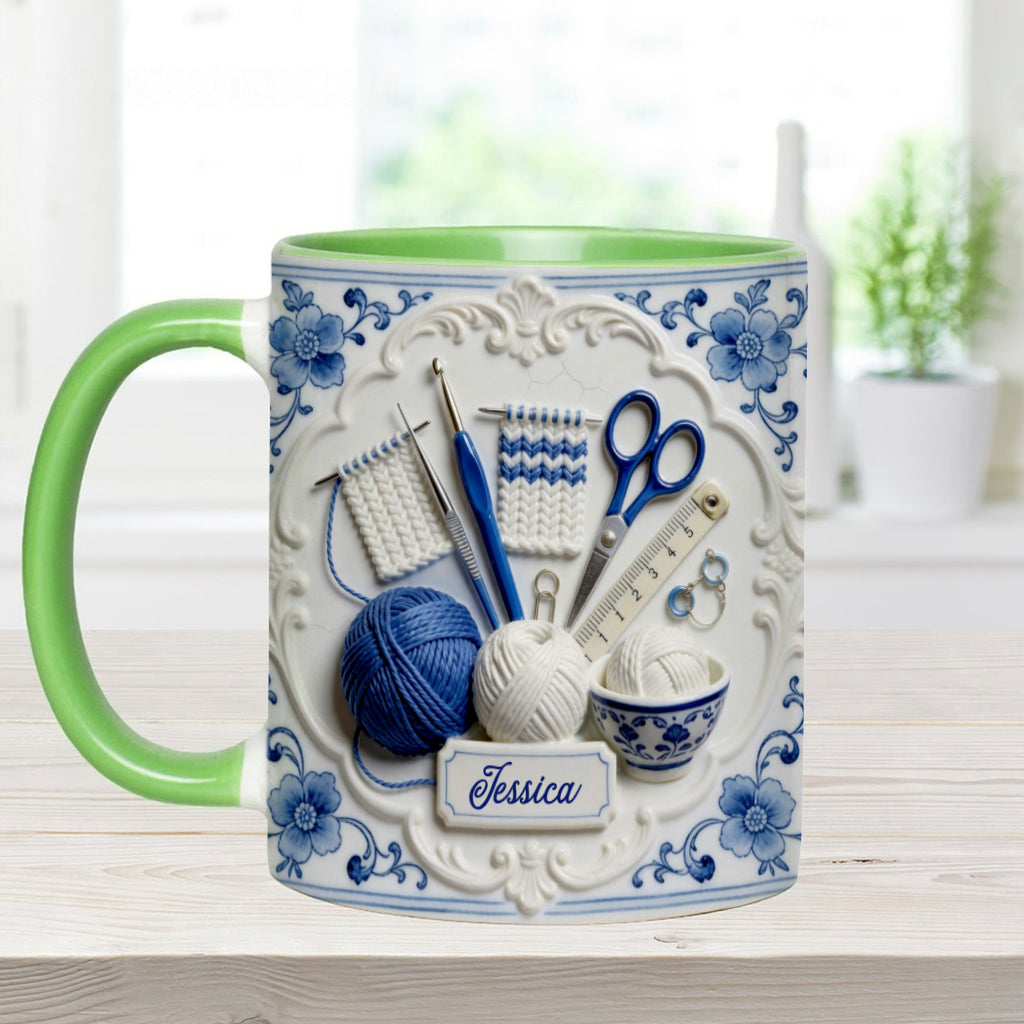 Love Crocheting - Personalized Crocheting Accent Mug