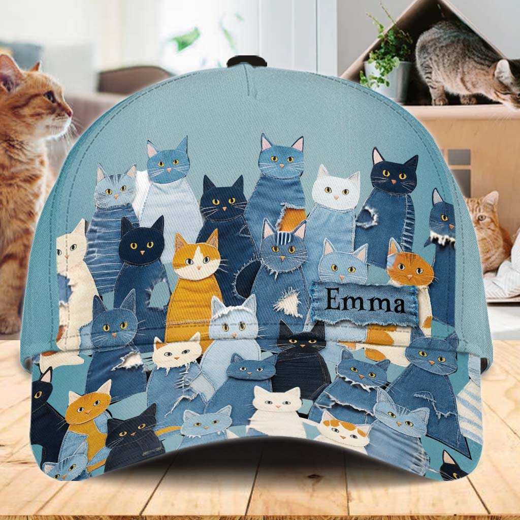 Casquette classique personnalisée pour les amoureux des chats