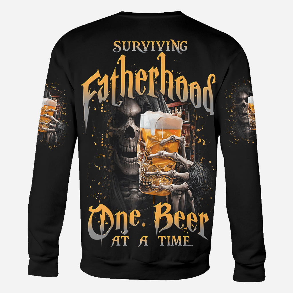 Surviving Fatherhood - Personalized Father All Over Shirt
