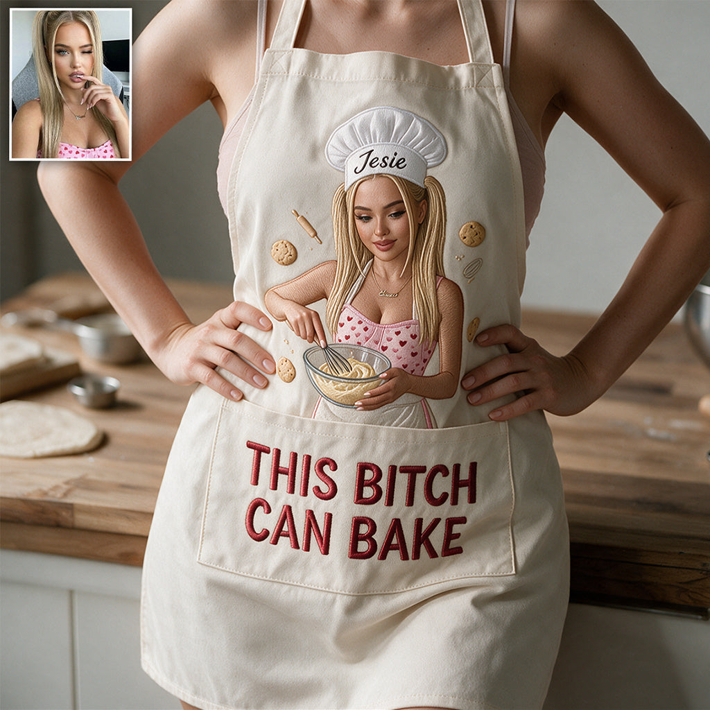 Shut The Fucupcakes - Personalisierbare Kochschürze mit Taschen