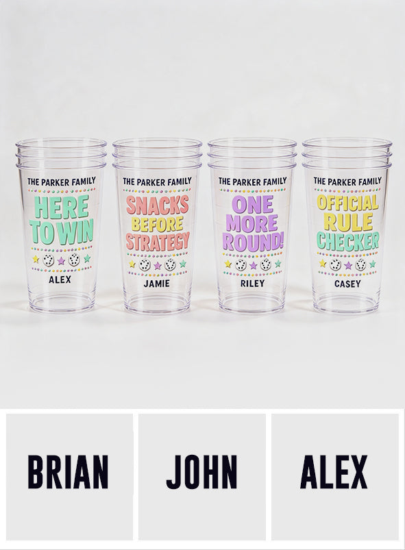 Ein weiteres Glas - Personalisierter Familien Frosted Becher