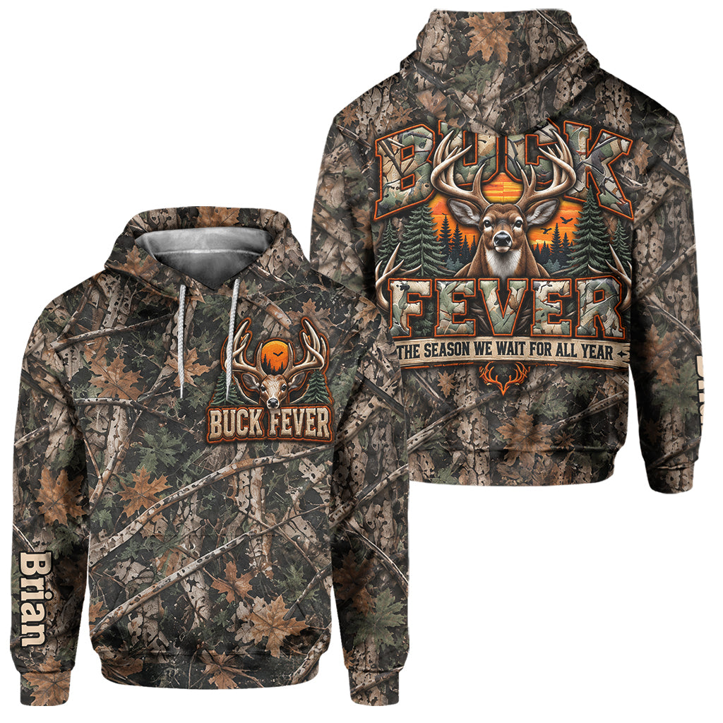 Buck Fever - Sweat à capuche et pantalon de chasse personnalisés