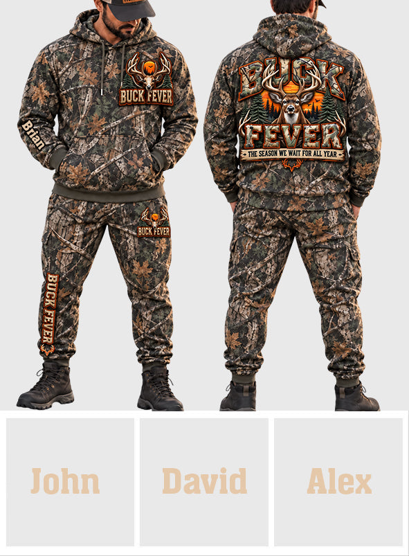 Buck Fever - Sweat à capuche et pantalon de chasse personnalisés