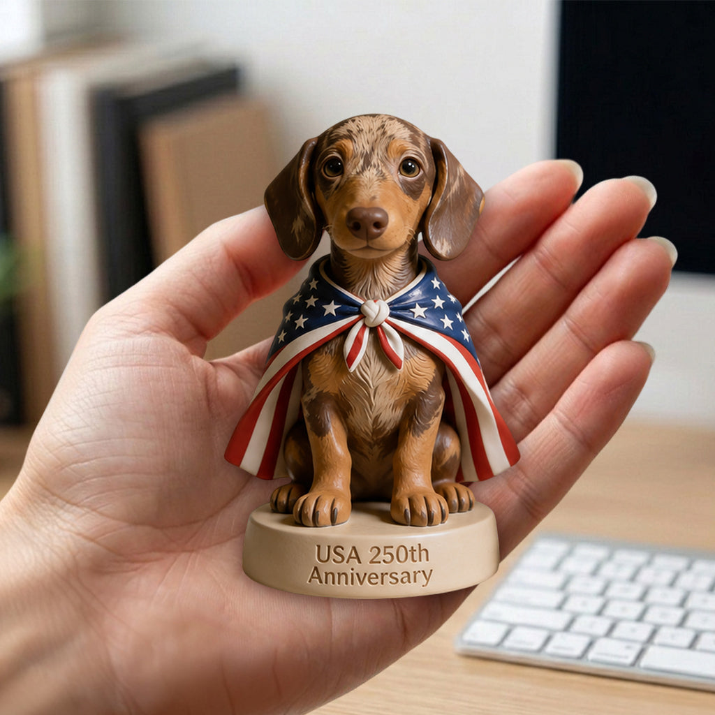 250th Anniversary - Personalized Dog Premium 3D Figurine