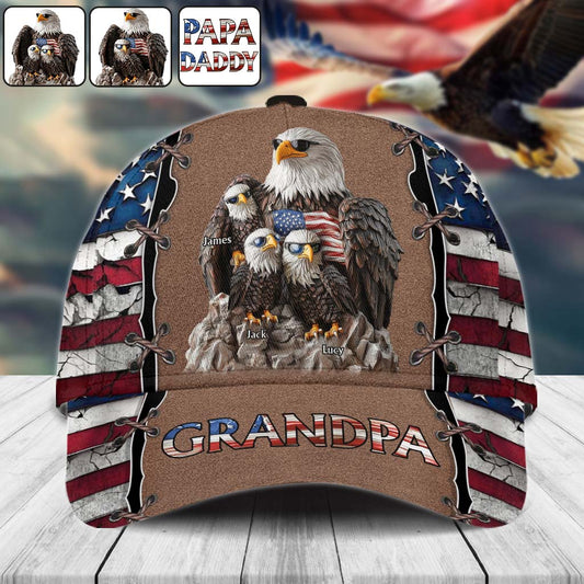 Pride Papa - Personalized Father Classic Cap