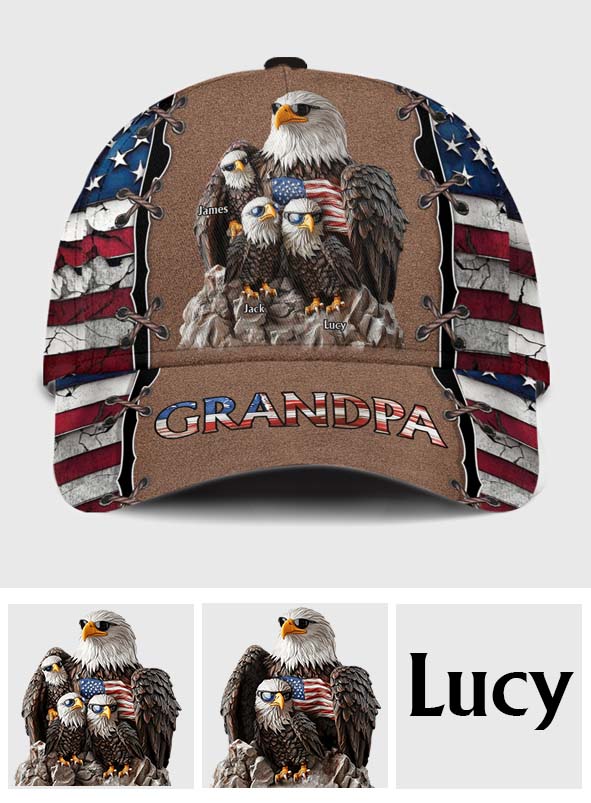 Pride Papa - Personalized Father Classic Cap