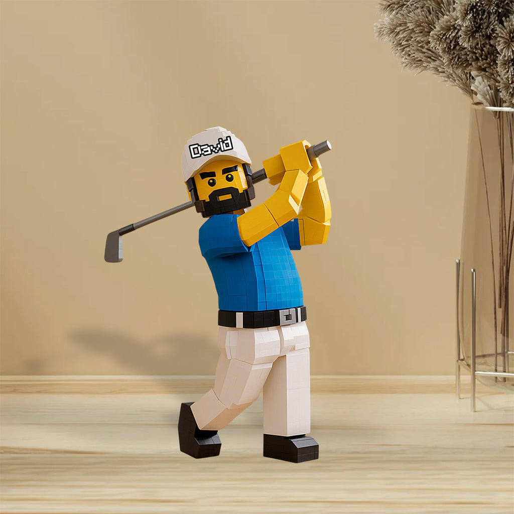 Cadeau pour golfeur - Plaque acrylique personnalisée sur le thème du golf