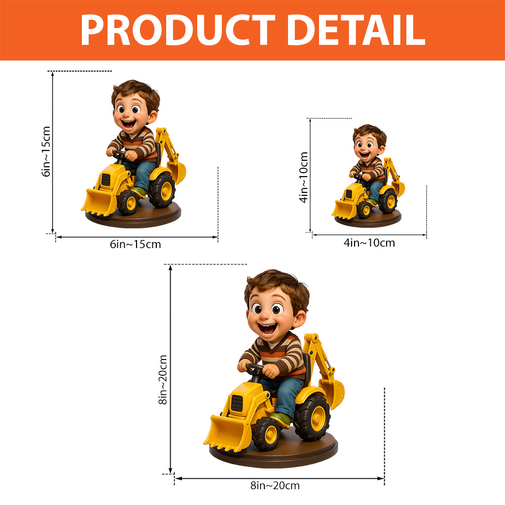 Custom Figure From Any Photo - Personalized Kid Custom Shaped Acrylic Plaque