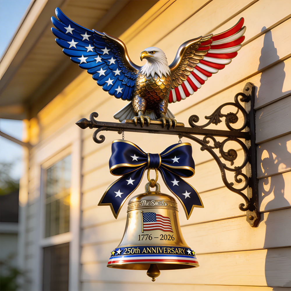 250 Jahre Amerika - Personalisierte Patriot Holz-Wandschild
