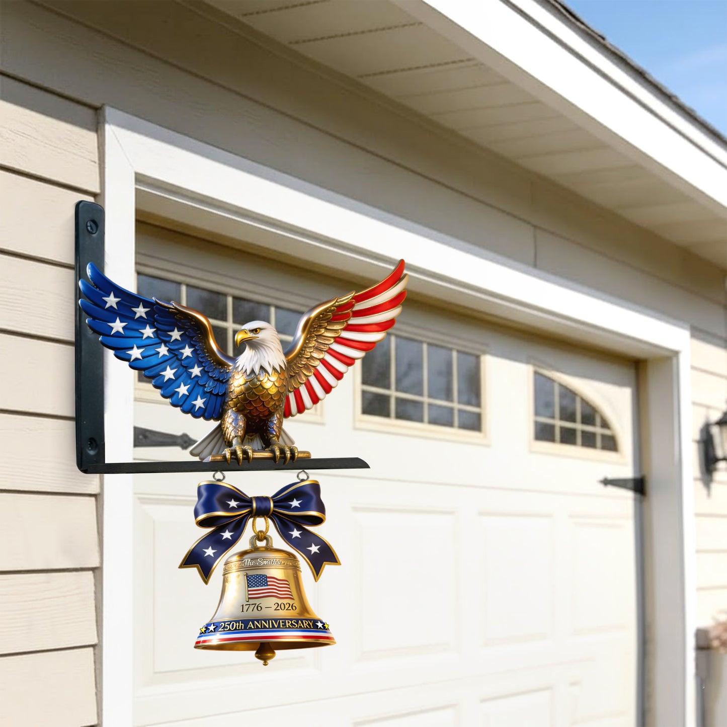 250 Jahre Amerika - Personalisierte Patriot Holz-Wandschild