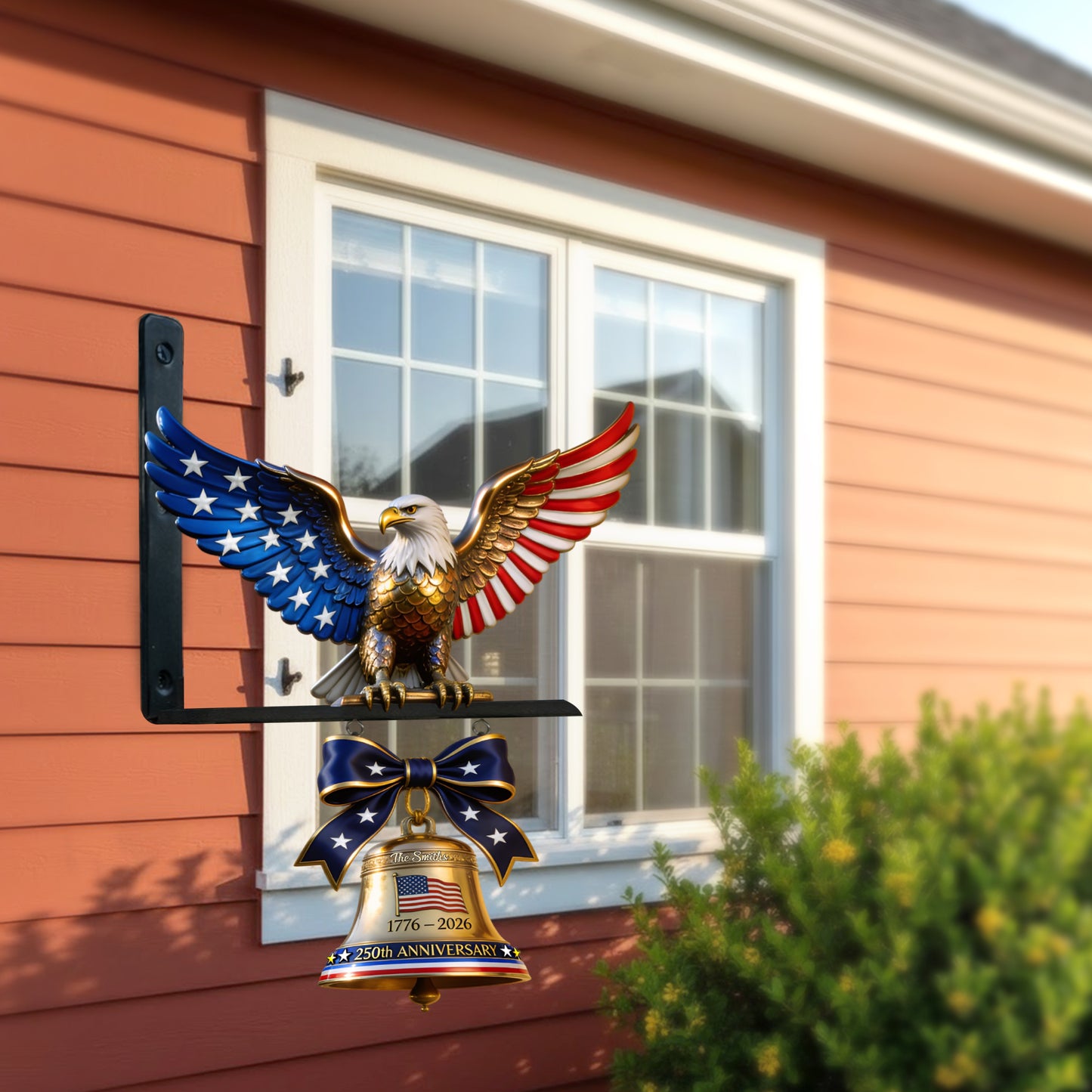 250 Jahre Amerika - Personalisierte Patriot Holz-Wandschild