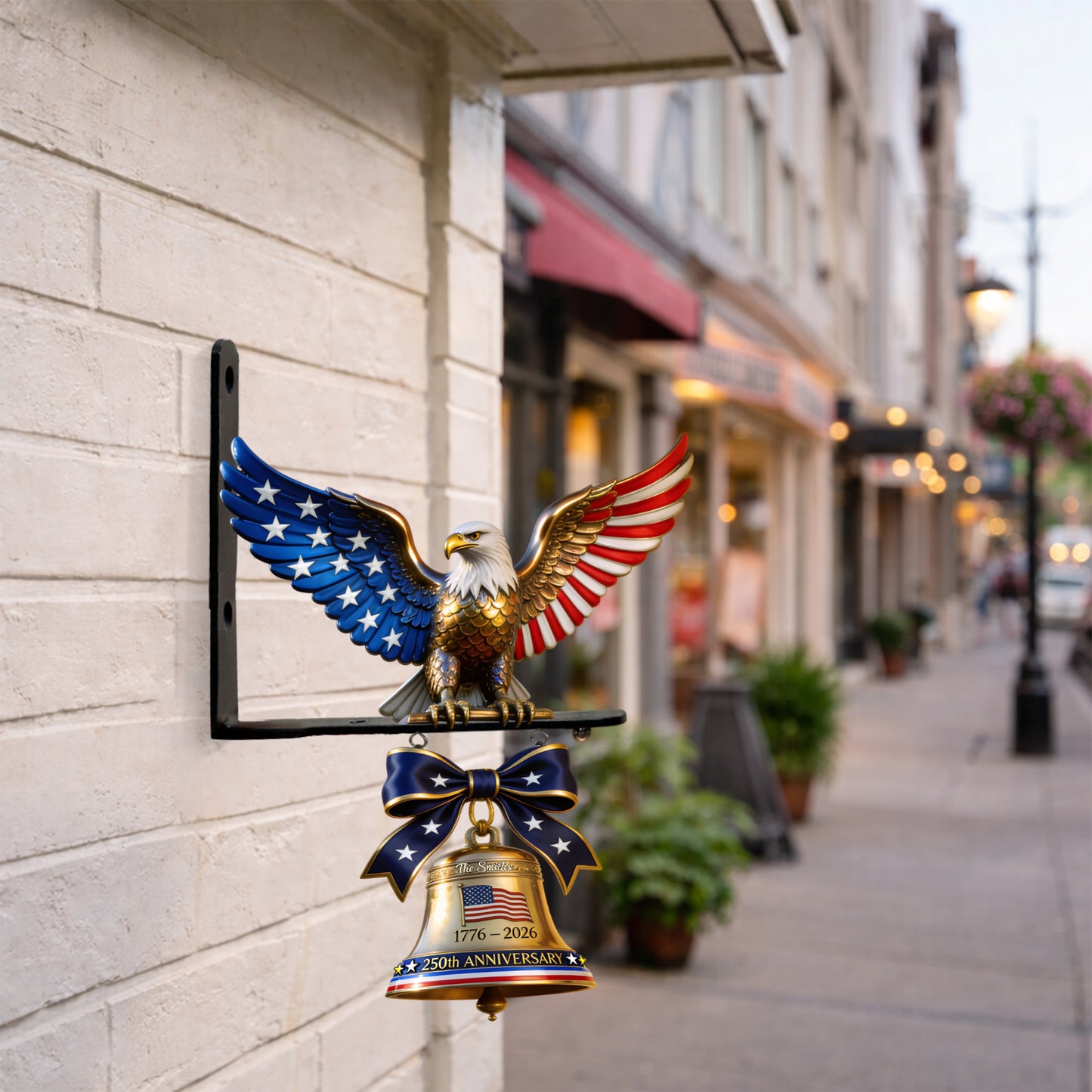 250 Jahre Amerika - Personalisierte Patriot Holz-Wandschild