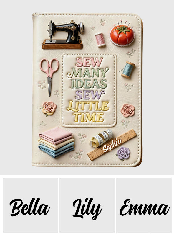 Sew Many Ideas - Carnet de couture personnalisé en cuir