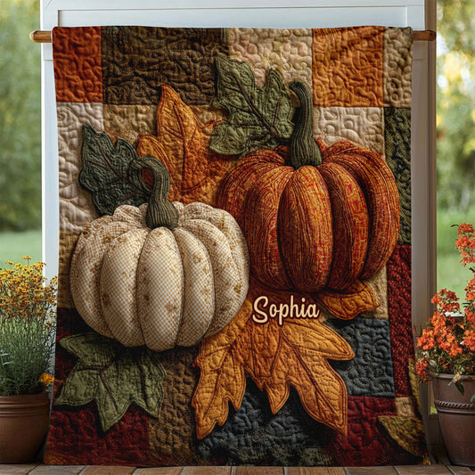 Herbstsaison – Personalisierte Herbstdecke