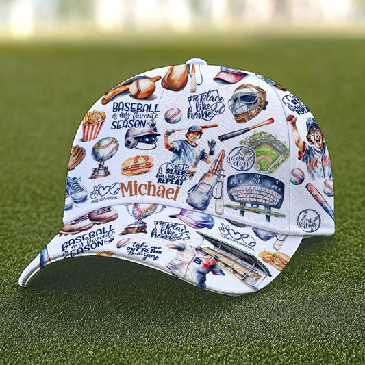 Love Baseball Season - Personalized Baseball Classic Cap