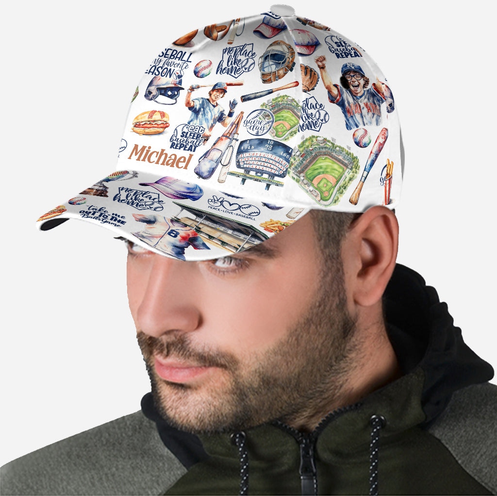 J'adore la saison de baseball ! Casquette de baseball classique personnalisée