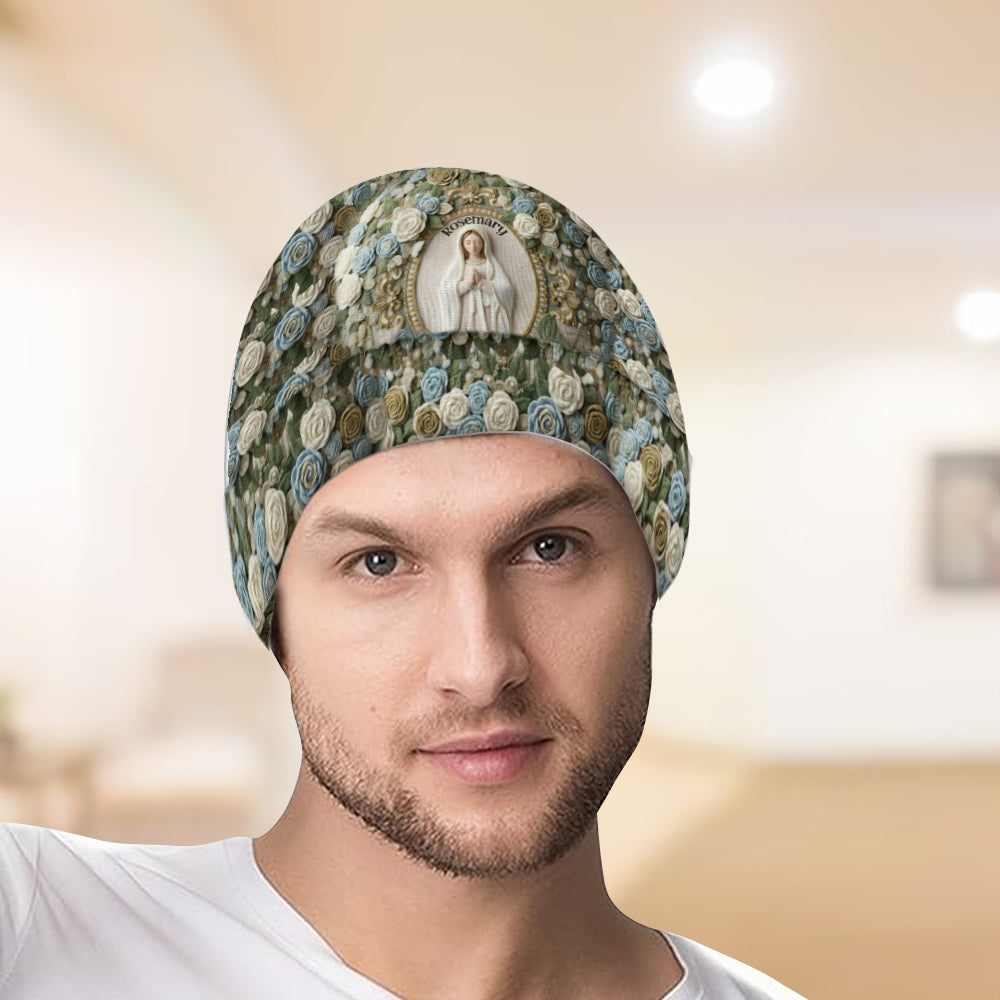 Personalisierte christliche Mütze „Unsere Liebe Frau Rose“