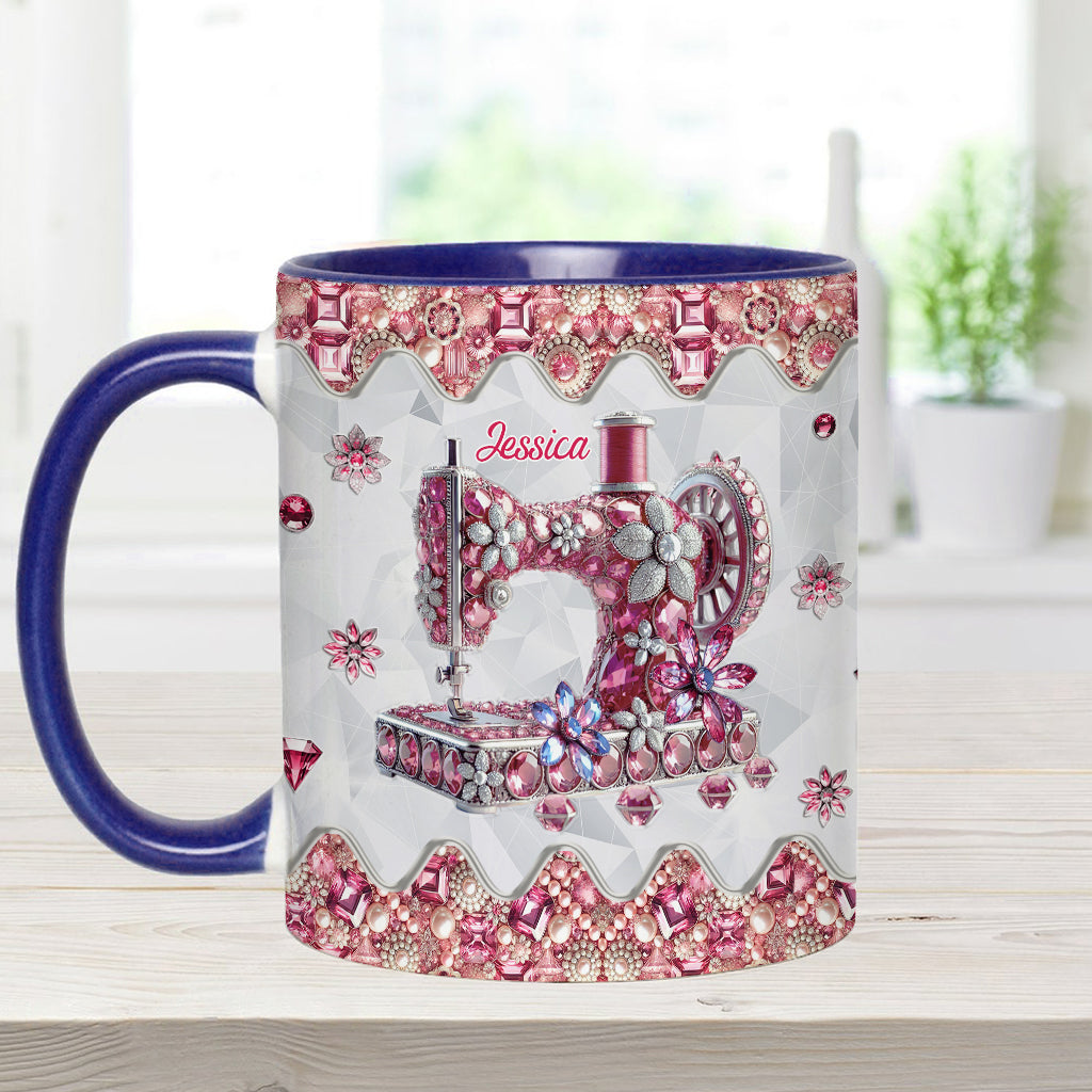 Mug personnalisé « J’adore coudre »