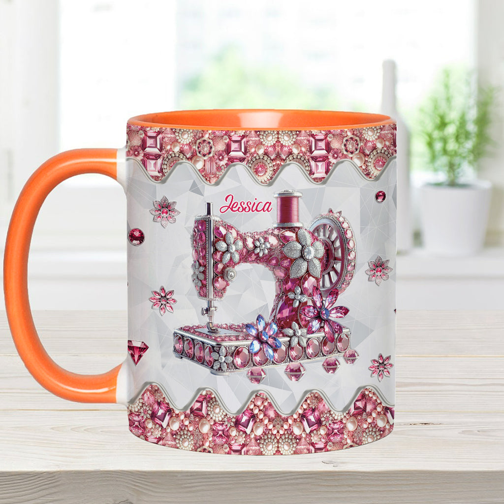 Mug personnalisé « J’adore coudre »