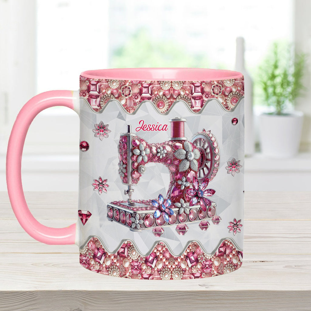 Mug personnalisé « J’adore coudre »