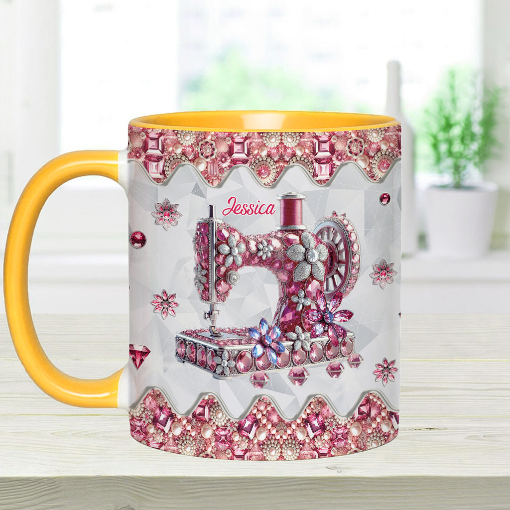 Mug personnalisé « J’adore coudre »