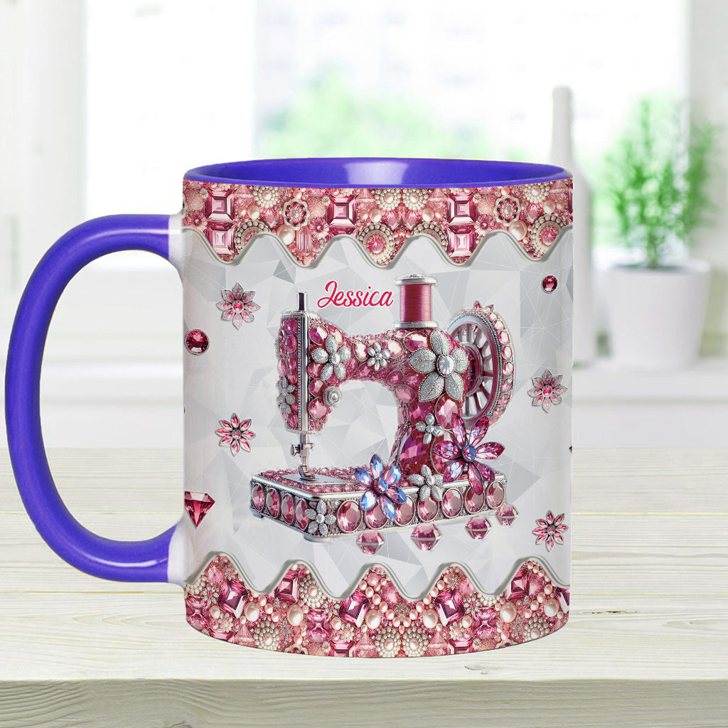 Mug personnalisé « J’adore coudre »