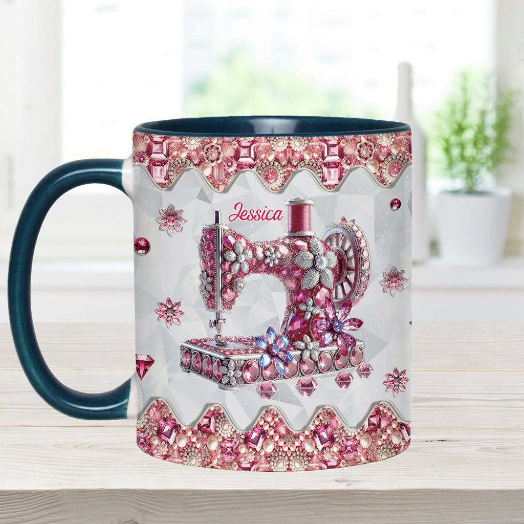 Mug personnalisé « J’adore coudre »