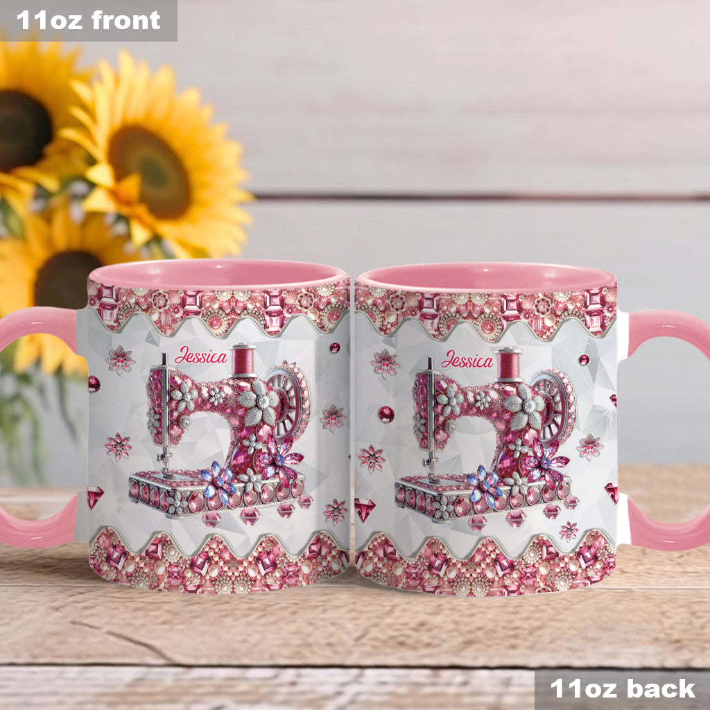Mug personnalisé « J’adore coudre »