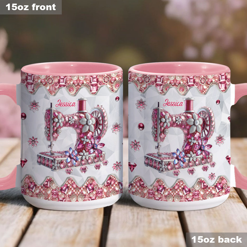 Mug personnalisé « J’adore coudre »
