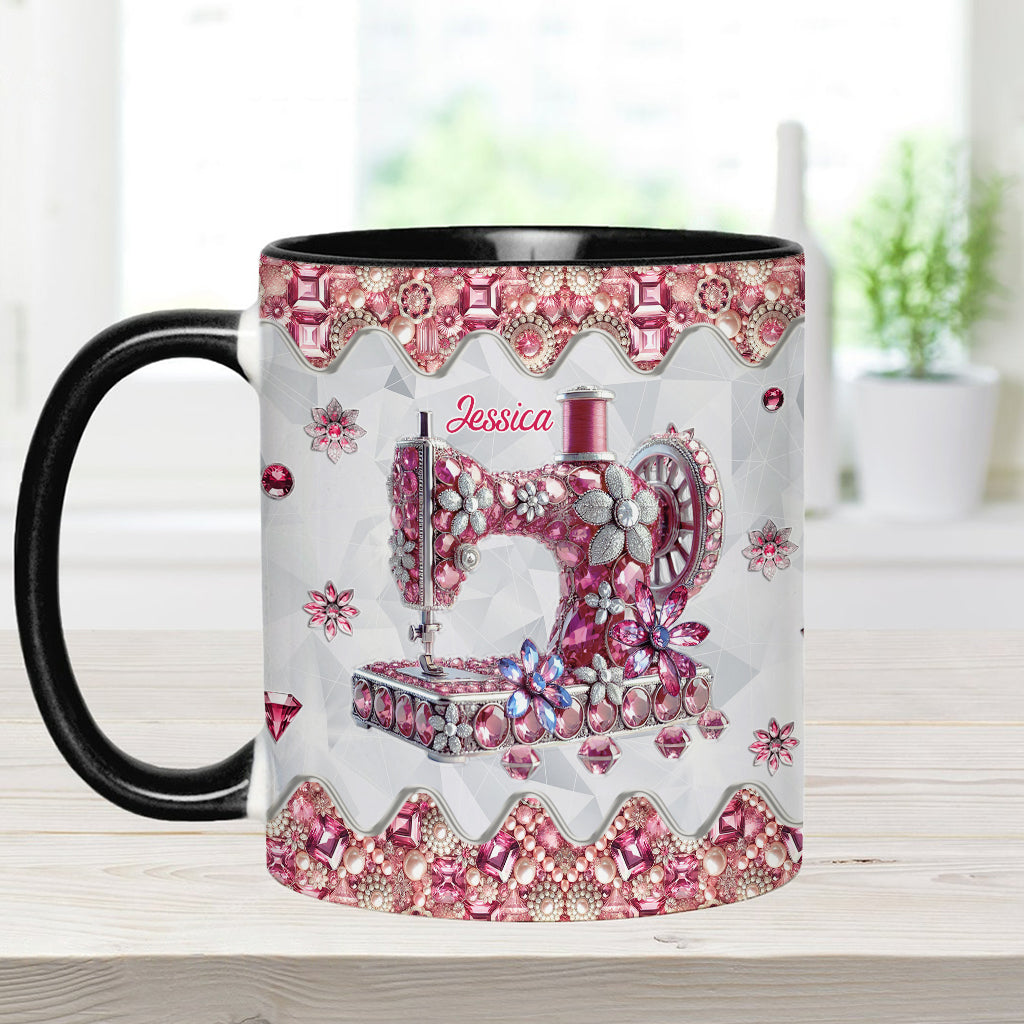 Mug personnalisé « J’adore coudre »